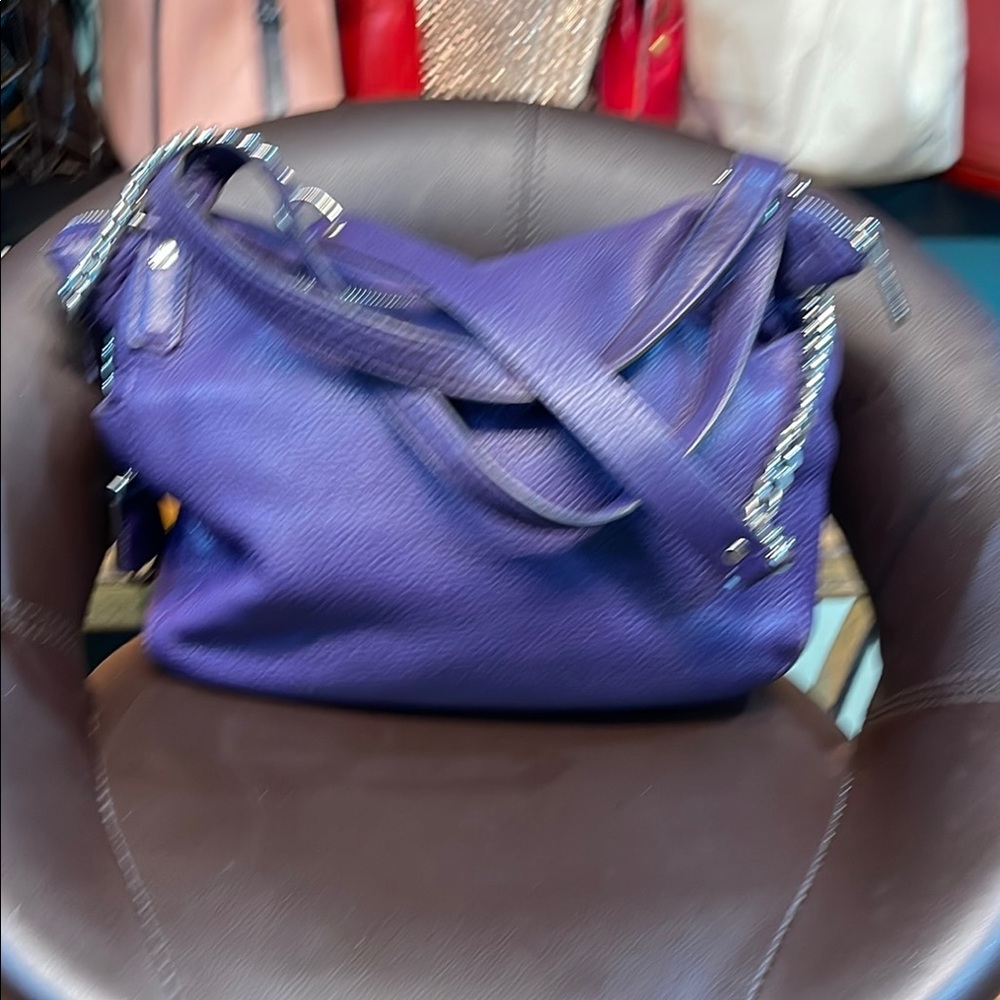 Michael kors Purple leather Women's shoulder